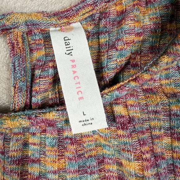 Daily Practice Anthropologie Sweater Womens Large Space Dyed Flouncy Pullover - Picture 14 of 16